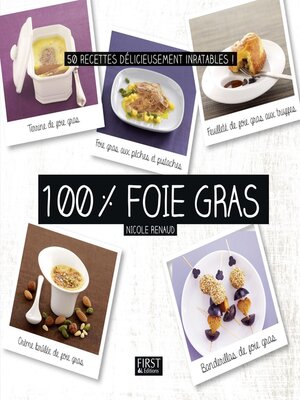 cover image of 100 % foie gras